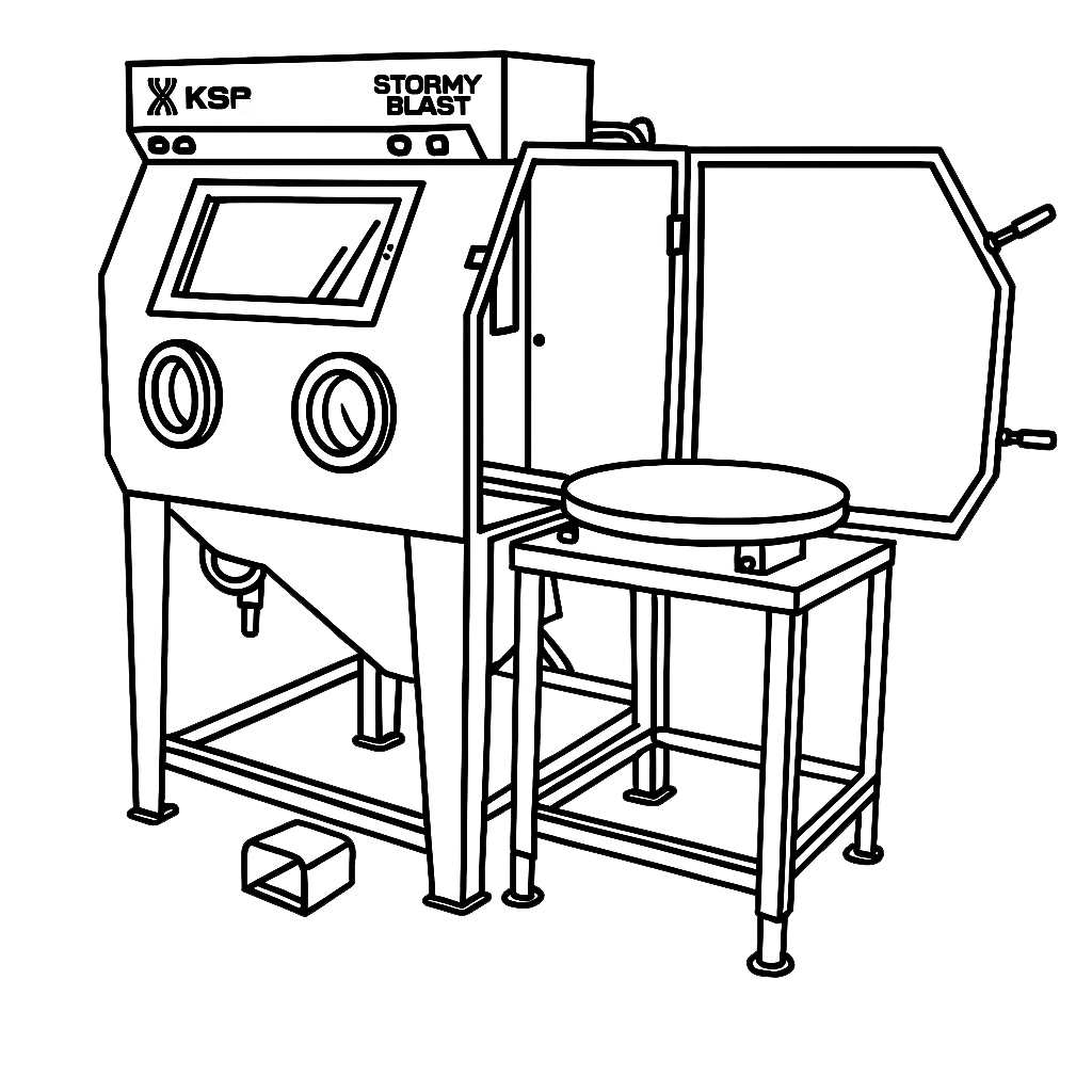 Máquinas Industriales de Chorreado de Arena Konya